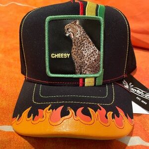 Brand new never worn goorin bros cheesy trucker hat!!